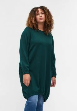 Zizzi Robe En Jersey - Ponderosa Pine