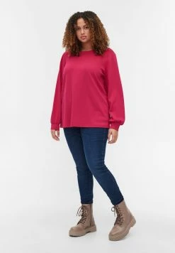 Zizzi Sweatshirt - Cerise