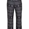 Zizzi Bas De Pyjama - Black Aop -France Zizzi Soldes 2022 1f5ee0006ffc494da6dce19ae85276d6