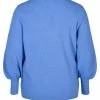 Zizzi WITH V NECK - Pullover - Ultramarine Mel -France Zizzi Soldes 2022 1fb99aaf82cc4e9a84debedaa63d2773