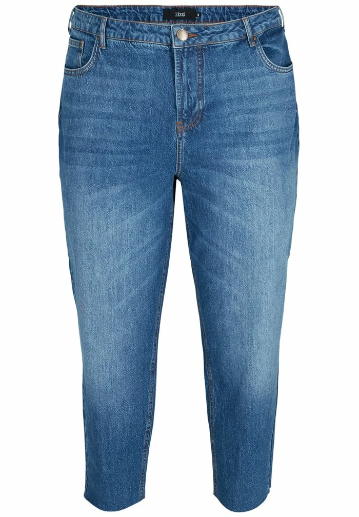 Zizzi CROPPED MOM FIT MILLE - Jean Slim - Blue 3 Zizzi CROPPED MOM FIT MILLE - Jean Slim - Blue – Image 3