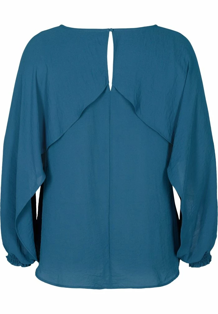 Zizzi Blouse - Blue 3 Zizzi Blouse - Blue – Image 3