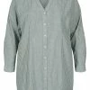 Zizzi Blouse - Cilantro Stripe -France Zizzi Soldes 2022 20cb6f01a336456986b5481abe6a8fb2