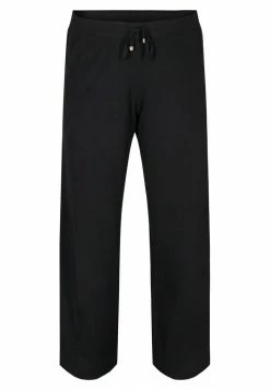 Zizzi MIT SCHNÜREN - Pantalon Classique - Black