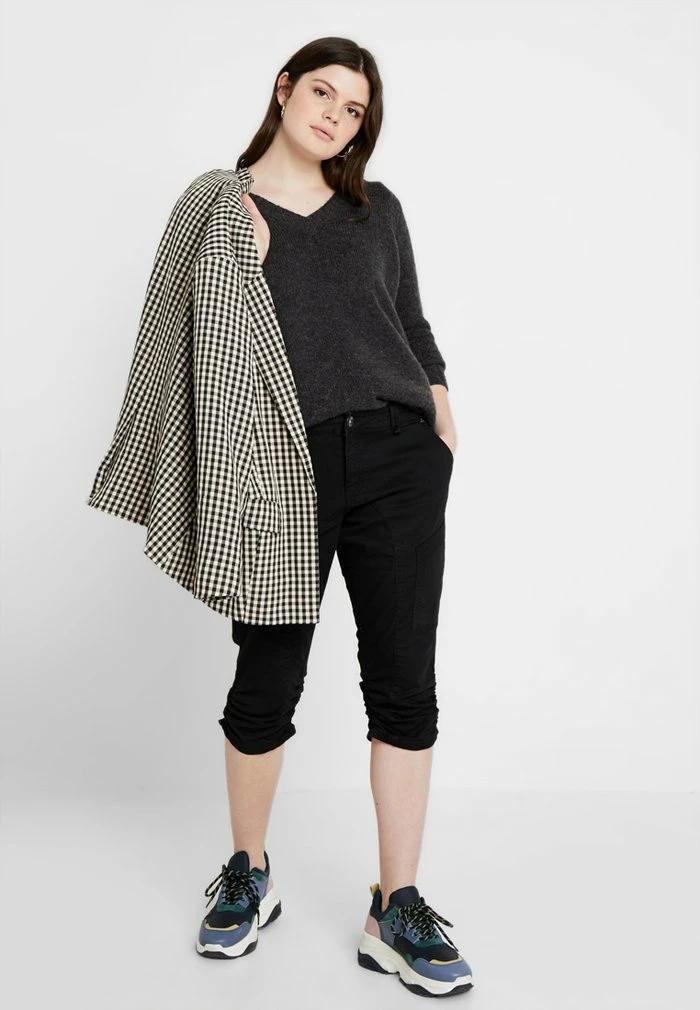 Zizzi CAPRI - Short En Jean - Black 2 Zizzi CAPRI - Short En Jean - Black – Image 2