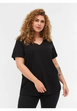 Zizzi 2-PAK - T-shirt Basique - Black