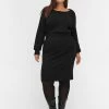 Zizzi MIT RUNDHALSAUSSCHNITT - Pullover - Black -France Zizzi Soldes 2022 21db19ef958442219f2924ea52aa3168