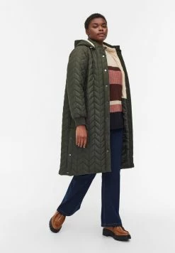 Zizzi QUILTED - Veste D'hiver - Forest Night