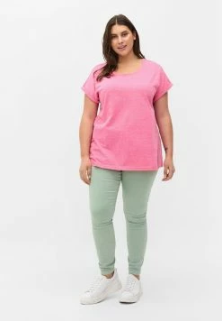 Zizzi T-shirt Basique - Pink