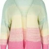 Zizzi Gilet - Pale Banana Comb -France Zizzi Soldes 2022 23fe18a6115c41cb8d54835f3b1a1168