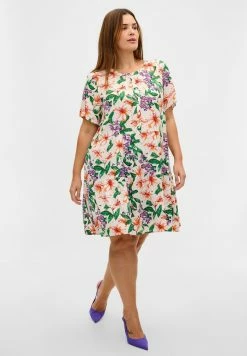 Zizzi Robe De Jour - White
