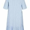 Zizzi Robe Chemise - Blue Stripe -France Zizzi Soldes 2022 2450cd058e224f0a94e0f76f6e514d79