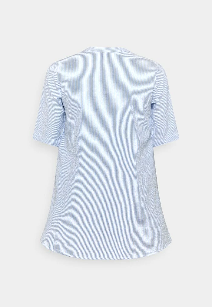 Zizzi 1/2 TUNIC - Blouse - Skyway Stripe 2 Zizzi 1/2 TUNIC - Blouse - Skyway Stripe – Image 2