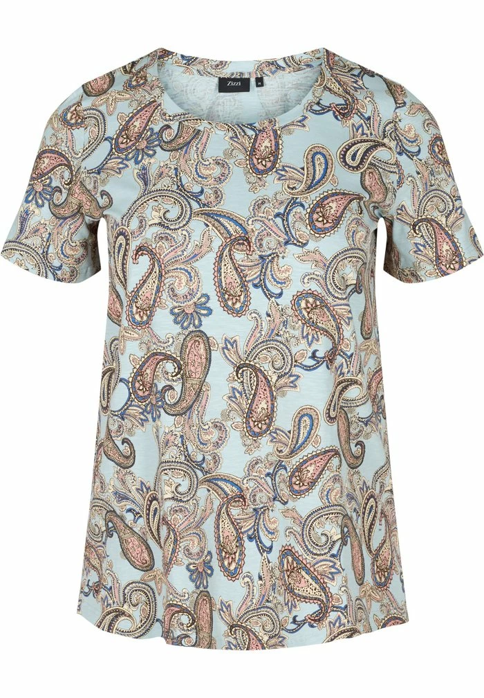Zizzi T-shirt Imprimé - Light Blue 2 Zizzi T-shirt Imprimé - Light Blue – Image 2