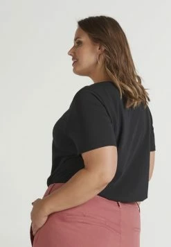 Zizzi T-shirt Basique - Black