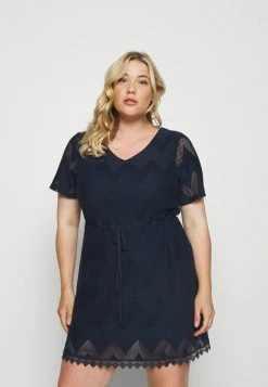 Zizzi MALEXANDRA TUNIC - Blouse - Night Sky