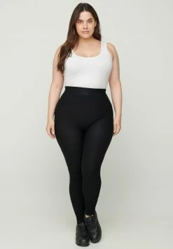 Zizzi MIT STRUKTUR - Legging - Black
