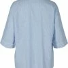 Zizzi Haut De Pyjama - White/blue Stripe -France Zizzi Soldes 2022 25a01e5f5350434eb1994b0a7837eb94