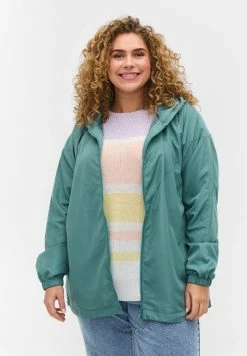 Zizzi JUSTERBAR BUND - Veste Mi-saison - Sagebrush Green