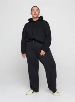 Zizzi Pantalon De Survêtement - Black