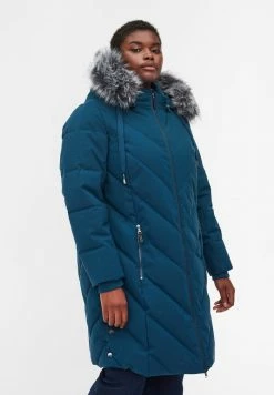 Zizzi PELZKRA - Veste D'hiver - Reflecting Pond