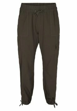 Zizzi Pantalon Cargo - Green