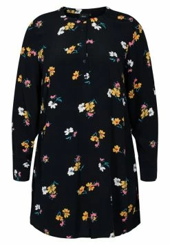 Zizzi Blouse - Black Flower
