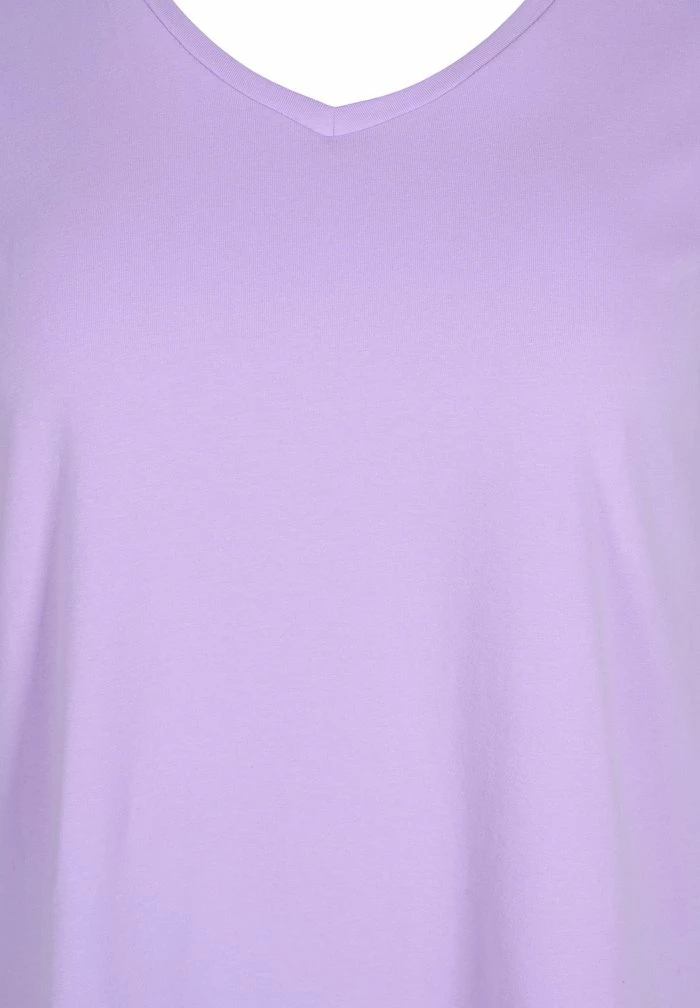 Zizzi T-shirt Basique - Purple 6 Zizzi T-shirt Basique - Purple – Image 6