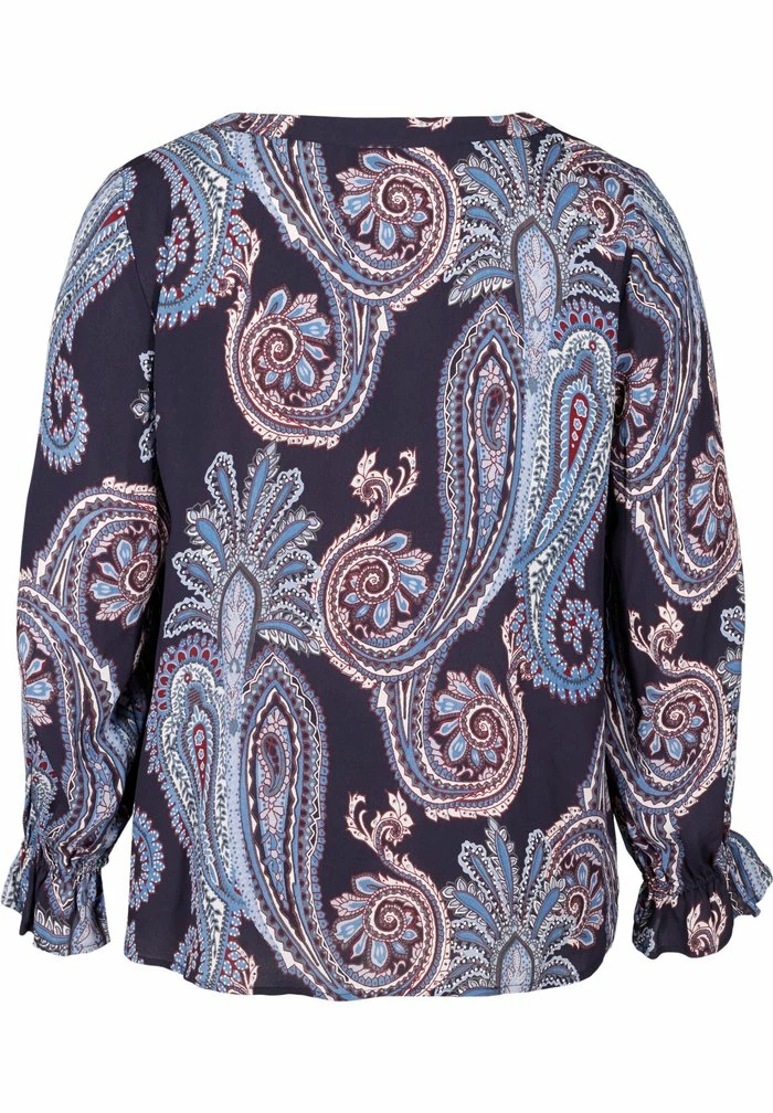 Zizzi Blouse - Blue 3 Zizzi Blouse - Blue – Image 3