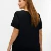 Zizzi WITH LACE DETAILS - T-shirt Imprimé - Black -France Zizzi Soldes 2022 2915d045dc9a41ff97713749411d8eef