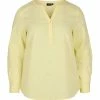 Zizzi Blouse - Yellow -France Zizzi Soldes 2022 2980b868b91b4eaeafd822f82a348ec9