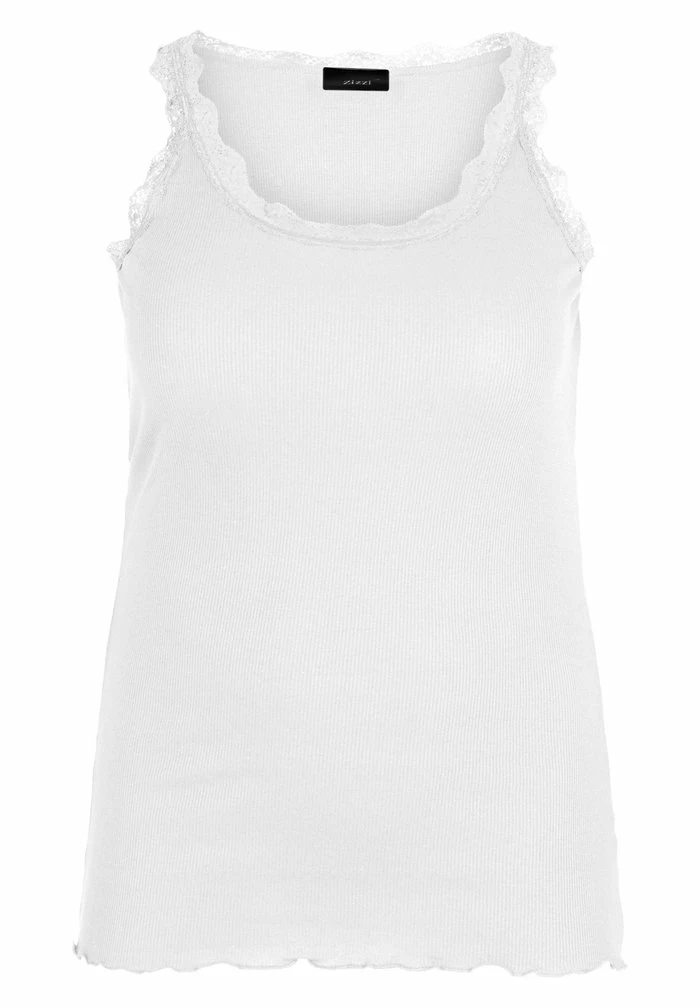 Zizzi Débardeur - White 3 Zizzi Débardeur - White – Image 3