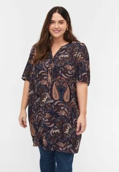 Zizzi Robe De Jour - Paisley Aop