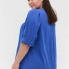 Zizzi Blouse - Dazzling Blue -France Zizzi Soldes 2022 2b81ed18f0f9426e814f06c8468a10fb