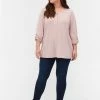 Zizzi 3/4 ÄRMELN - Blouse - Burlwood Melange -France Zizzi Soldes 2022 2ce1b44c31f443219a368c30df6d68b9