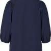 Zizzi 3/4-LENGTH PUFF SLEEVES - Chemisier - Blue -France Zizzi Soldes 2022 2d05c138b8f54e6a81baae18a6a621c3