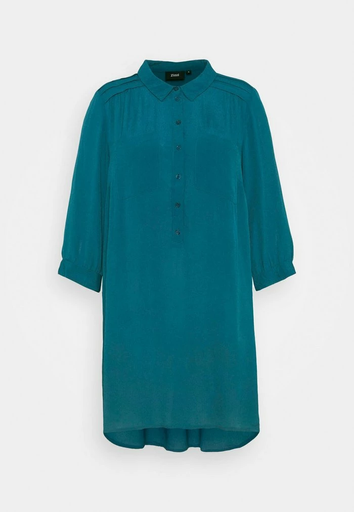 Zizzi XMAISY TUNIC - Chemisier - Maroccan Blue 5 Zizzi XMAISY TUNIC - Chemisier - Maroccan Blue – Image 5