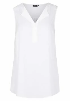 Zizzi V AUSSCHNITT - Blouse - Snow White