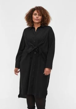 Zizzi MIT KNOTEN - Chemisier - Black