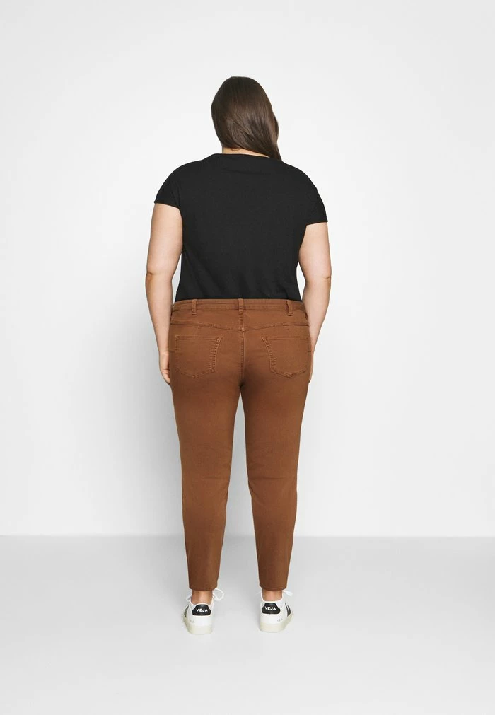Zizzi JANN AMY - Jeans Skinny - Brown 3 Zizzi JANN AMY - Jeans Skinny - Brown – Image 3