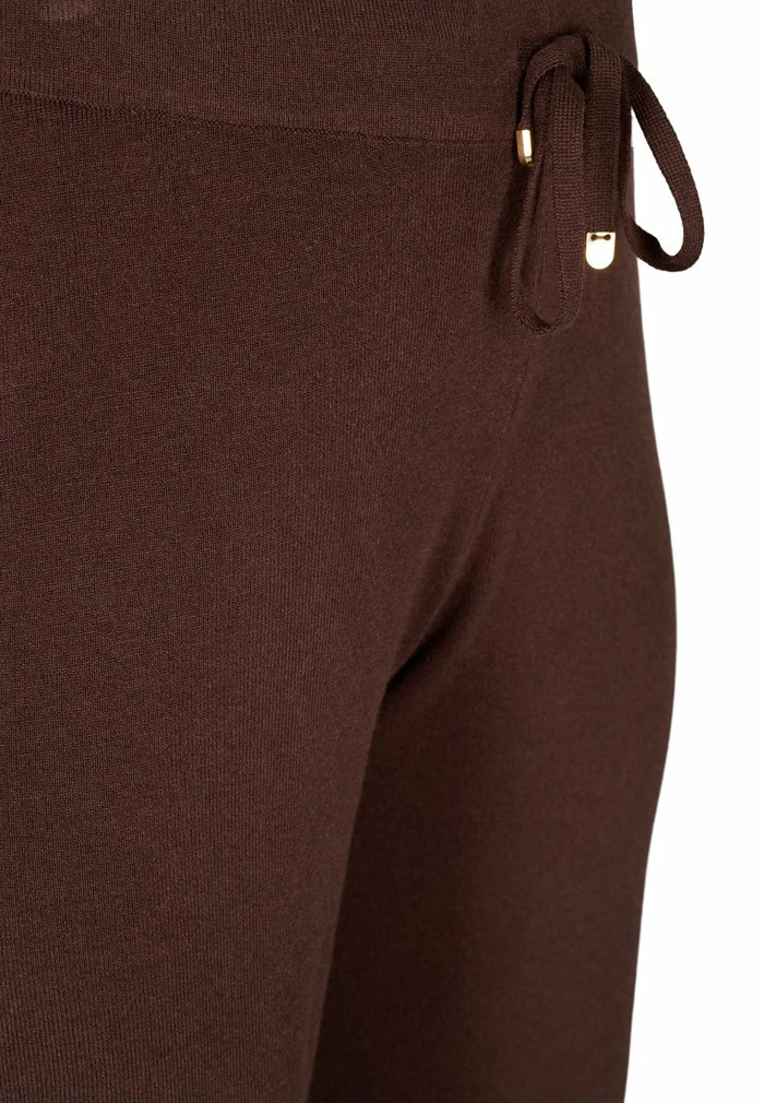 Zizzi MIT SCHNÜREN - Pantalon Classique - Coffee Bean 3 Zizzi MIT SCHNÜREN - Pantalon Classique - Coffee Bean – Image 3