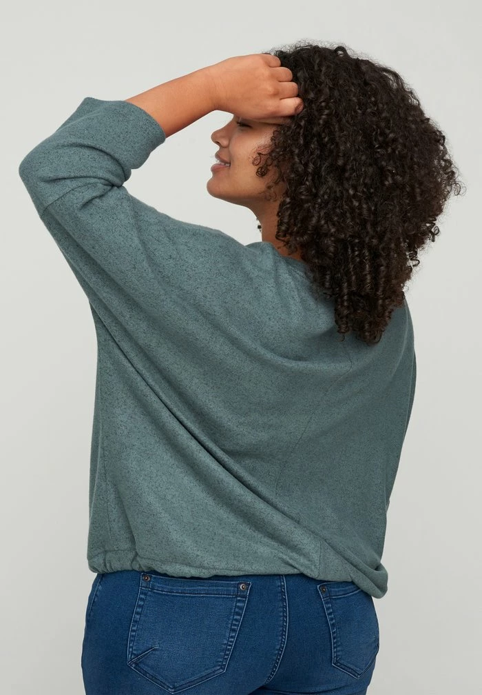 Zizzi Blouse - Green 3 Zizzi Blouse - Green – Image 3