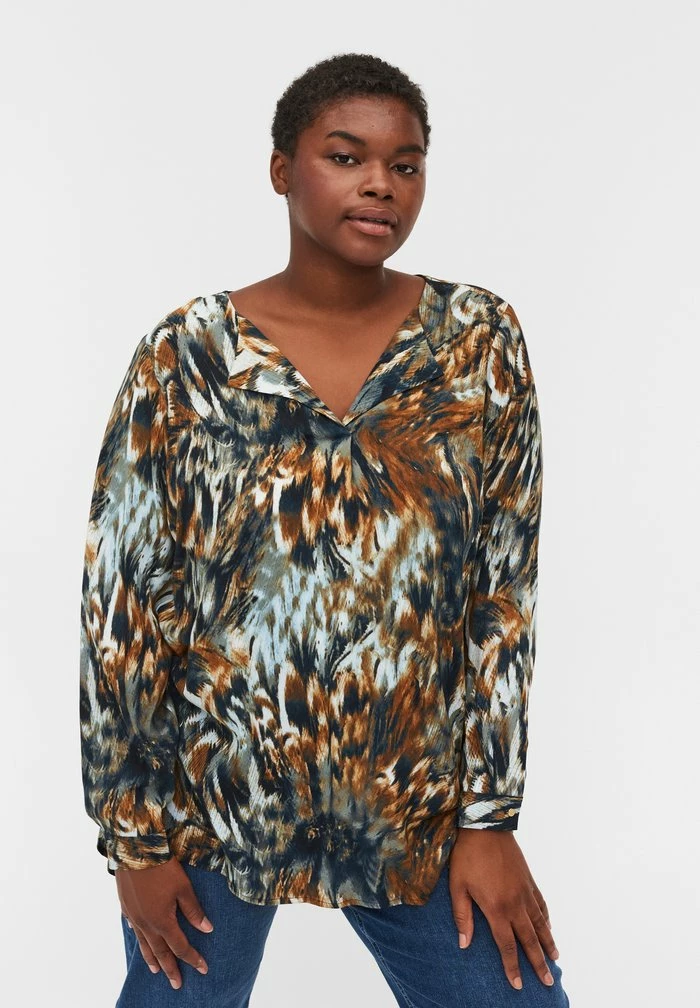 Zizzi MIT PRINT - Blouse - Rubber Aop 1 Zizzi MIT PRINT - Blouse - Rubber Aop