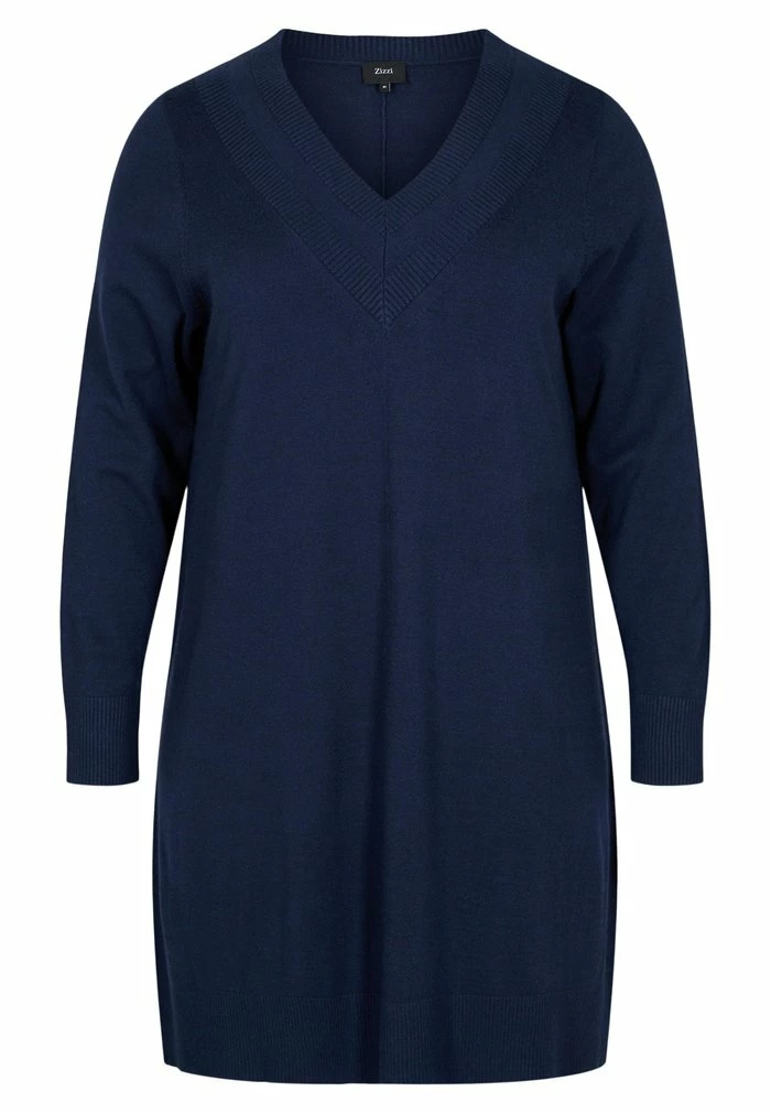 Zizzi Robe Pull - Navy Blazer 4 Zizzi Robe Pull - Navy Blazer – Image 4