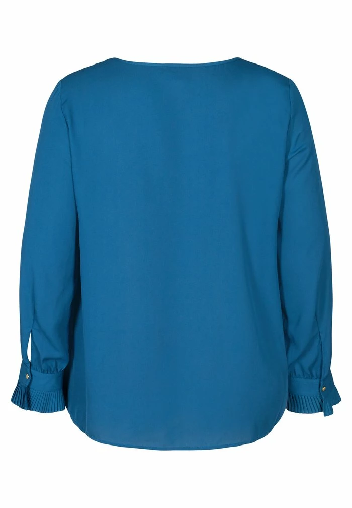 Zizzi PLISSE - Blouse - Blue 7 Zizzi PLISSE - Blouse - Blue – Image 7