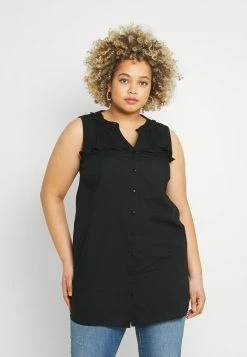 Zizzi MAMBER TUNIC - Blouse - Black