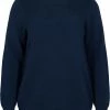 Zizzi LANGARM AUS BIO-BAUMWOLLE - Pullover - Blue -France Zizzi Soldes 2022 32a9a386aa464ce4869dad55e9c68c54