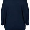 Zizzi Pullover - Blue -France Zizzi Soldes 2022 330f1b99d9064de8beaea71aa17bcc9b