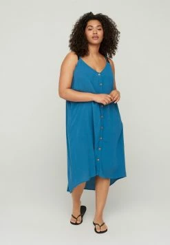Zizzi Robe De Jour - Blue