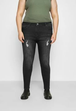 Zizzi JTINLEY AMY - Jeans Skinny - Gret Denim